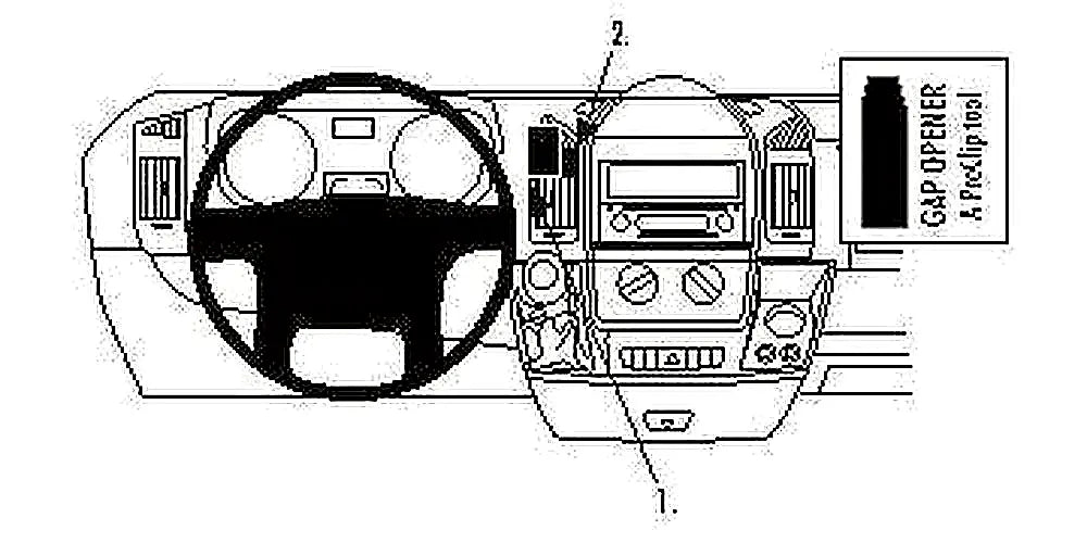 Brodit ProClip 853876 voor Citroen Jumper