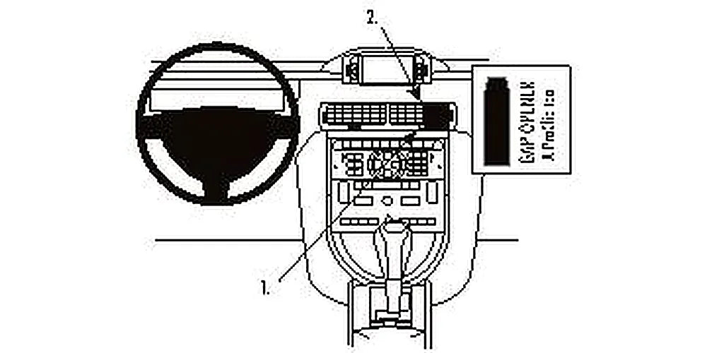 Brodit ProClip 853880 voor Citroen C6