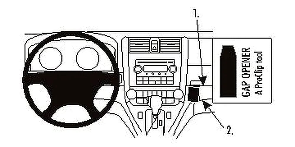 Brodit ProClip 853941 voor Honda CR-V