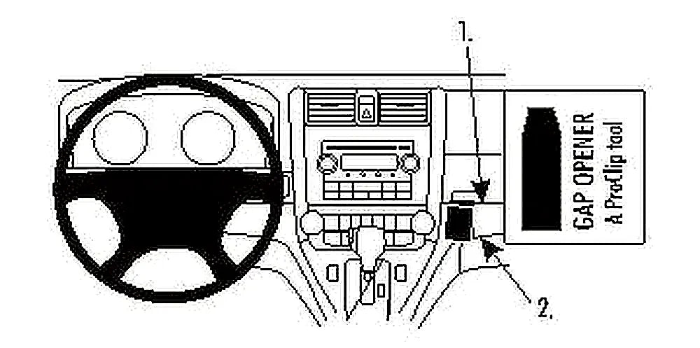 Brodit ProClip 853941 voor Honda CR-V