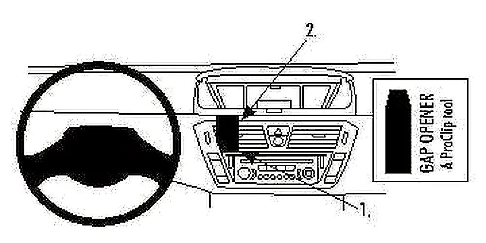 Brodit ProClip 853950 voor Citroen C4 Picasso