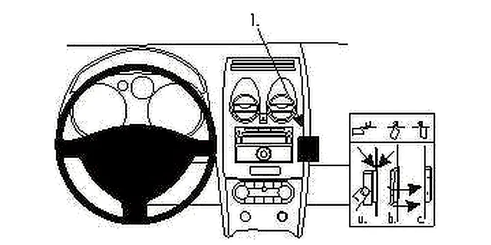 Brodit ProClip 853966 voor Nissan Qashqai +2