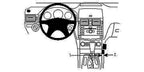 Brodit ProClip 853994 voor Mercedes Benz C-Class (180-320)