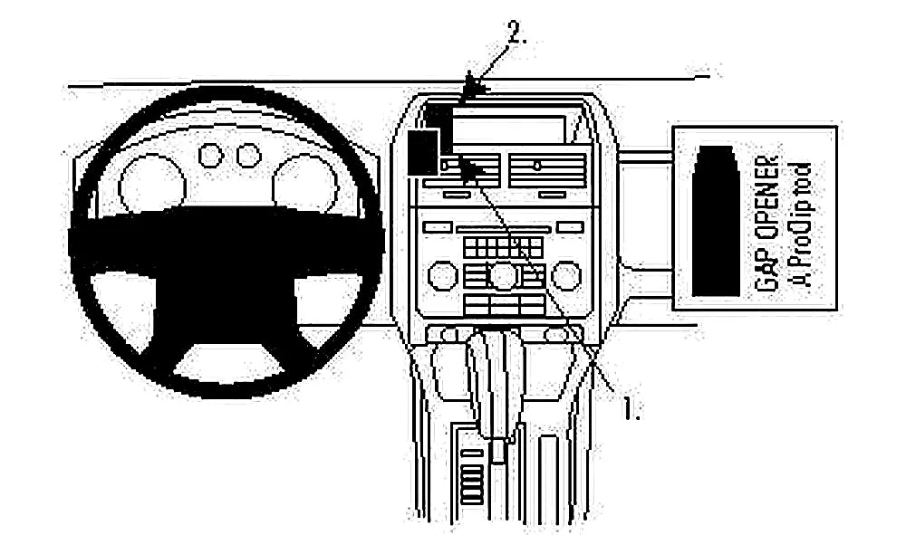 Brodit ProClip 854015 voor Ford Escape Hybrid