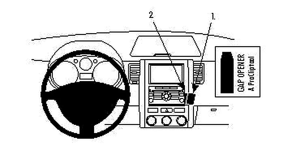 Brodit ProClip 854068 voor Nissan X-Trail