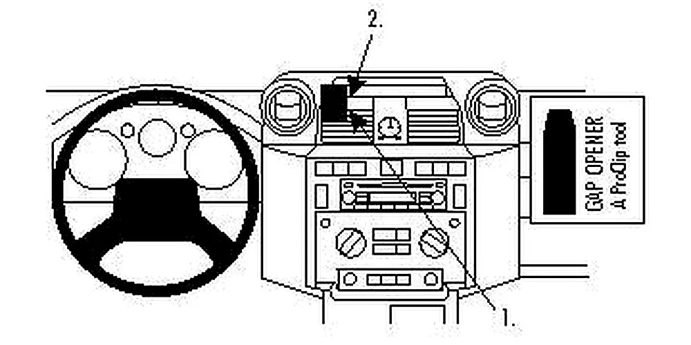 Brodit ProClip 854077 voor Land Rover Defender