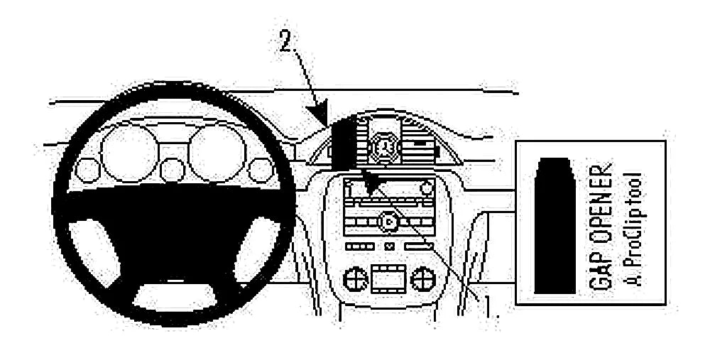 Brodit ProClip 854102 voor Buick Enclave