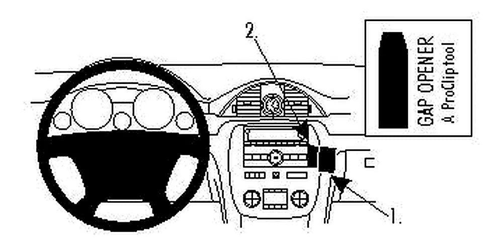 Brodit ProClip 854103 voor Buick Enclave