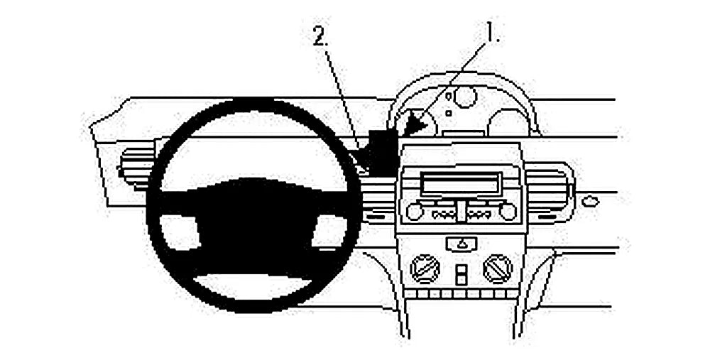 Brodit ProClip 854122 voor Lancia Ypsilon
