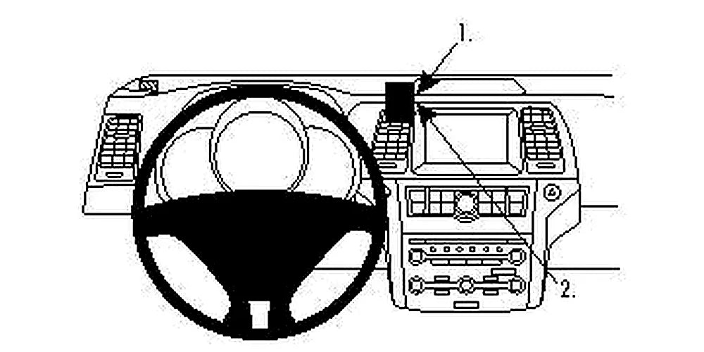 Brodit ProClip 854149 voor Nissan Murano