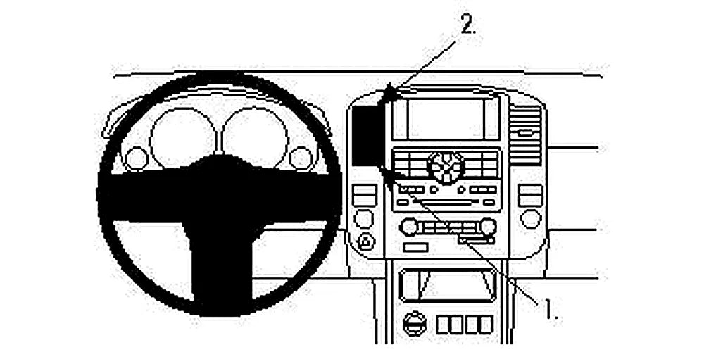 Brodit ProClip 854195 voor Nissan Pathfinder