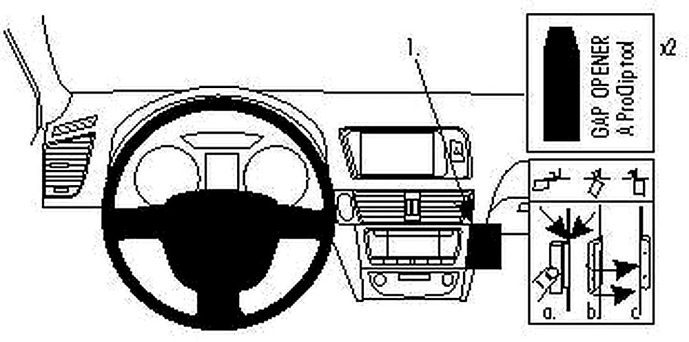 Brodit ProClip 854264 voor Audi Q5