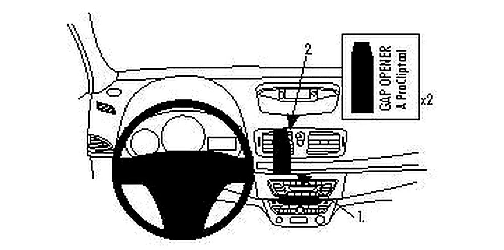 Brodit ProClip 854283 voor Renault Mégane III