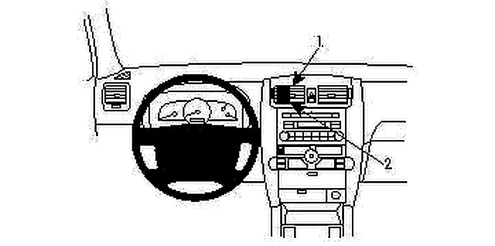 Brodit ProClip 854316 voor Kia Borrego