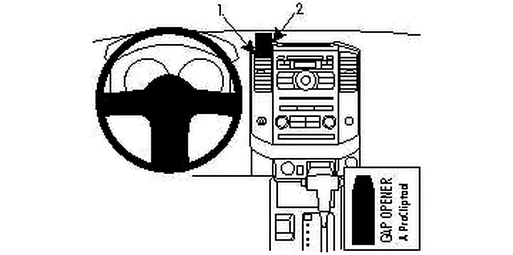 Brodit ProClip 854320 voor Nissan Xterra
