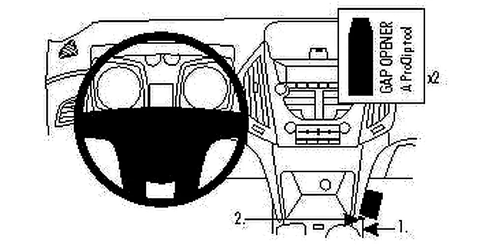 Brodit ProClip 854407 voor Chevrolet Equinox