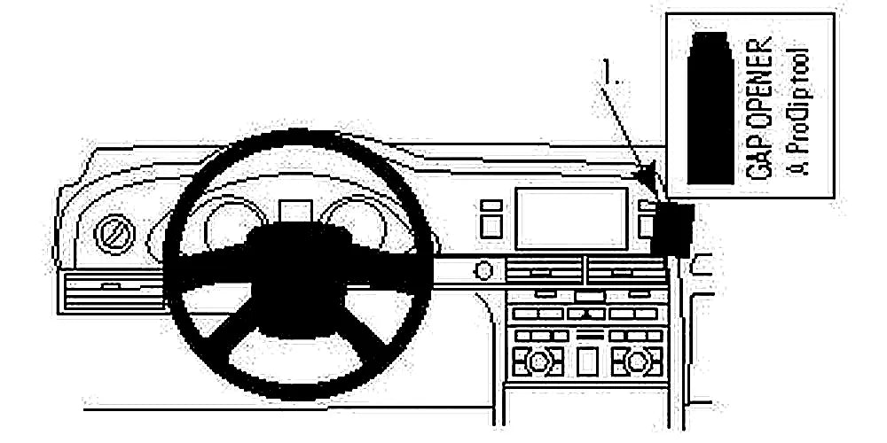 Brodit ProClip 854430 voor Audi S6