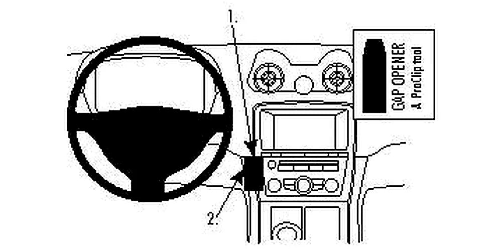Brodit ProClip 854498 voor Jaguar XJ