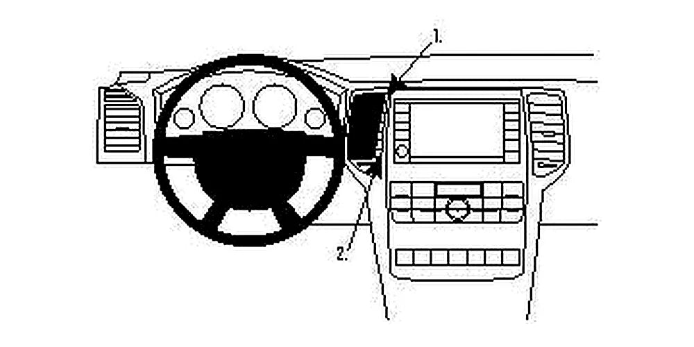 Brodit ProClip 854549 voor Jeep Grand Cherokee