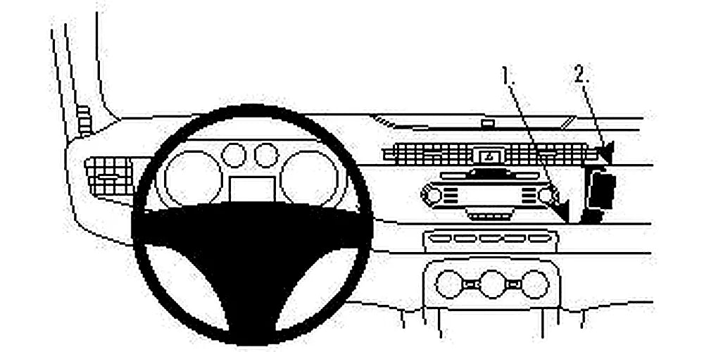Brodit ProClip 854585 voor Alfa Romeo Giulietta