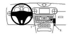 Brodit ProClip 854617 voor Mercedes Benz SLK-Class