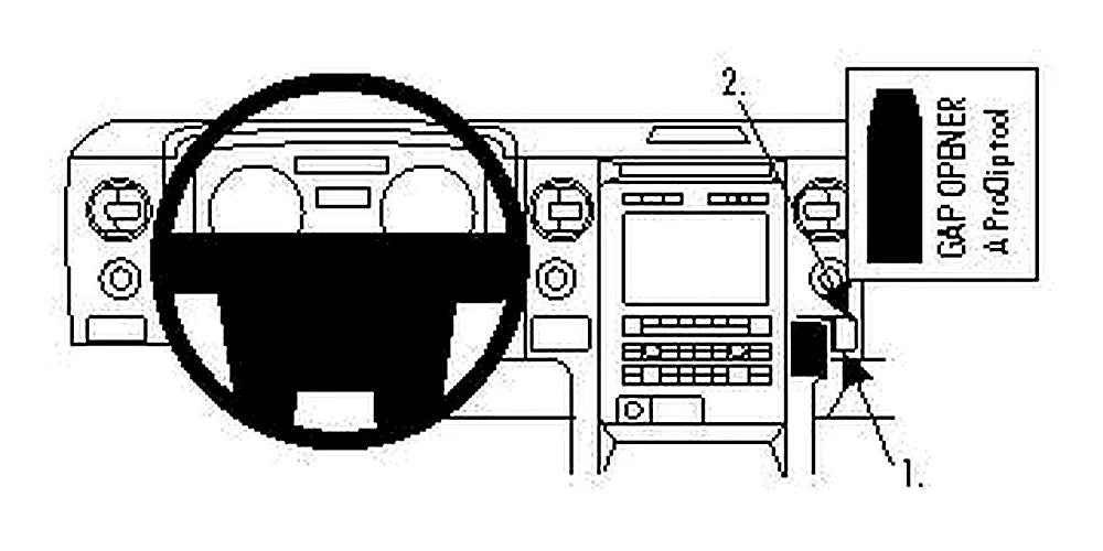 Brodit ProClip 854639 voor Ford F-Series 150