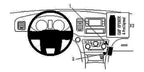 Brodit ProClip 854651 voor Dodge Charger
