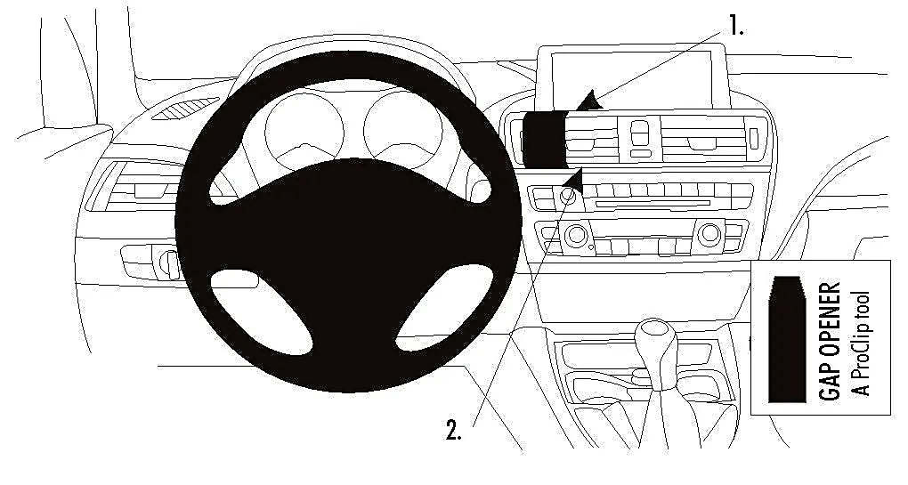 Brodit ProClip 854721 voor BMW 2-series F22, F23