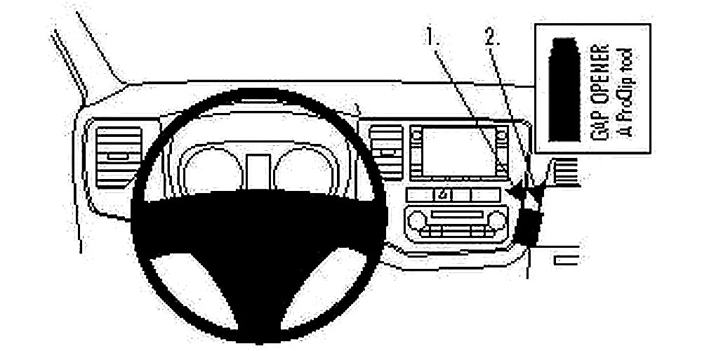 Brodit ProClip 854817 voor Mitsubishi Outlander