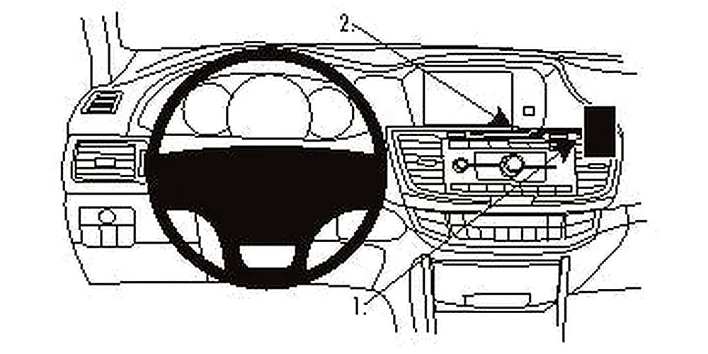 Brodit ProClip 854856 voor Honda Accord Coupé