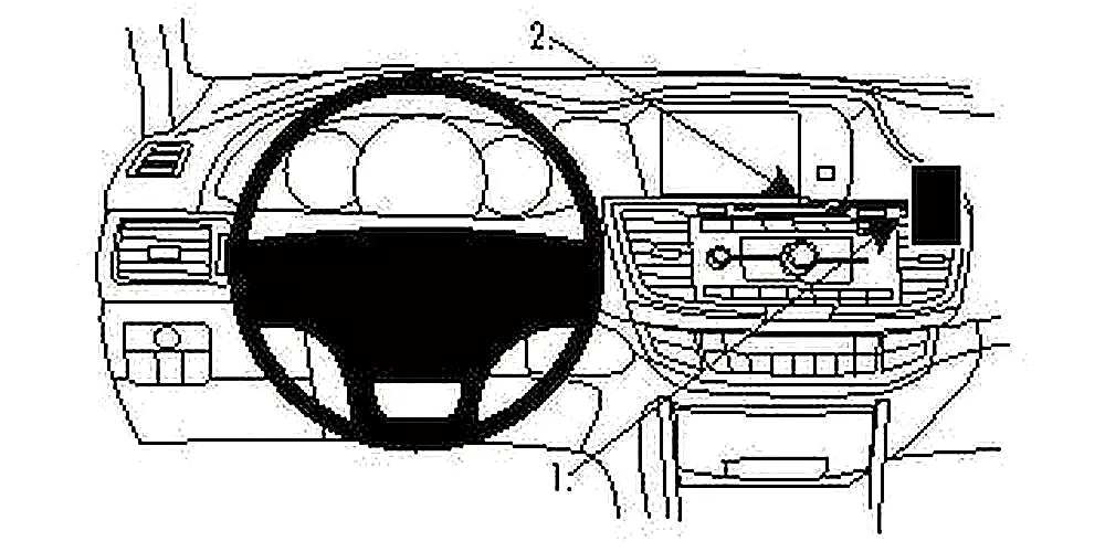 Brodit ProClip 854856 voor Honda Accord Coupé