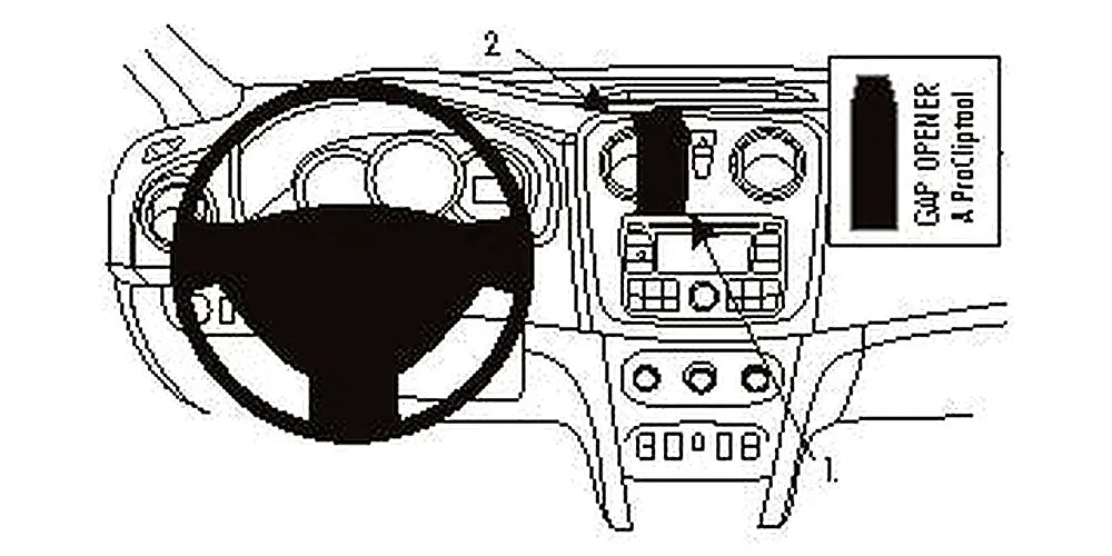 Brodit ProClip 854899 voor Dacia Lodgy