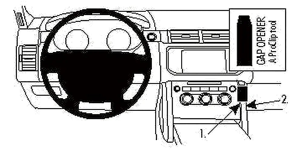 Brodit ProClip 854911 voor Land Rover Range Rover