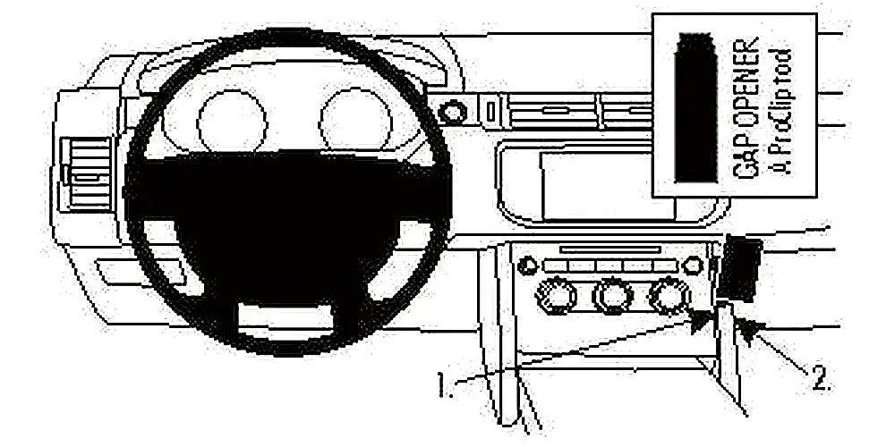 Brodit ProClip 854938 voor Land Rover Range Rover Sport