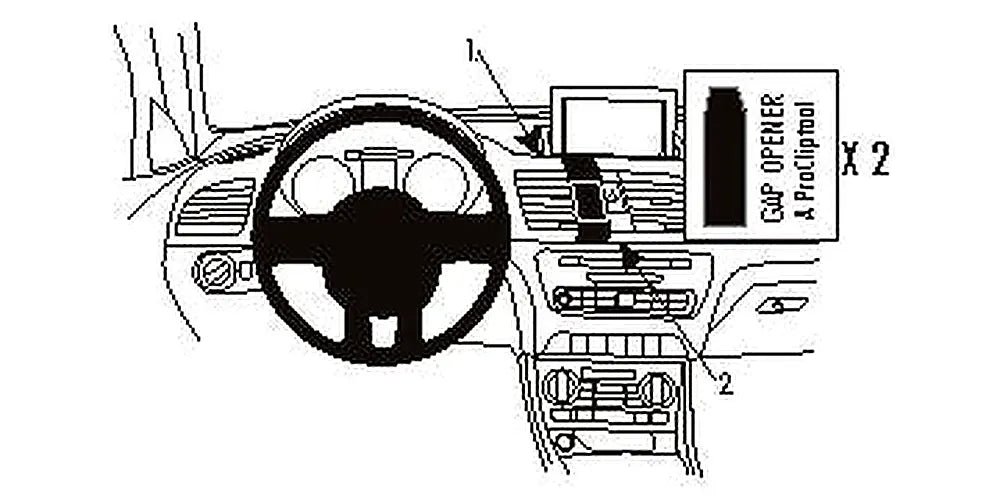 Brodit ProClip 854950 voor Audi Q3