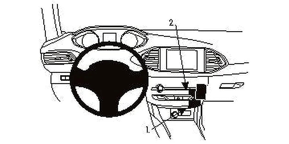 Brodit ProClip 854952 voor Peugeot 308