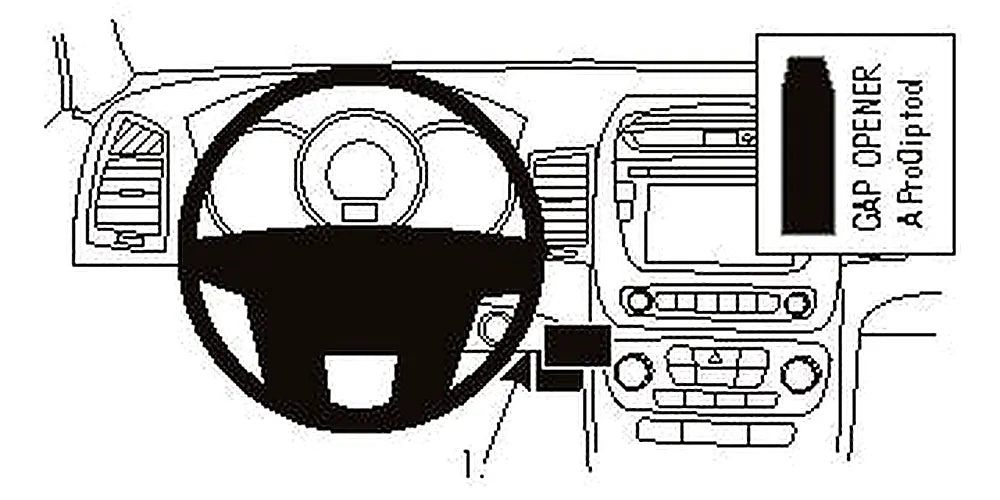 Brodit ProClip 854985 voor Kia Sorento