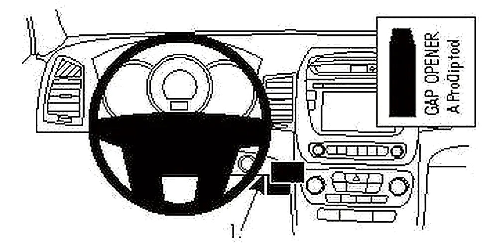 Brodit ProClip 854985 voor Kia Sorento