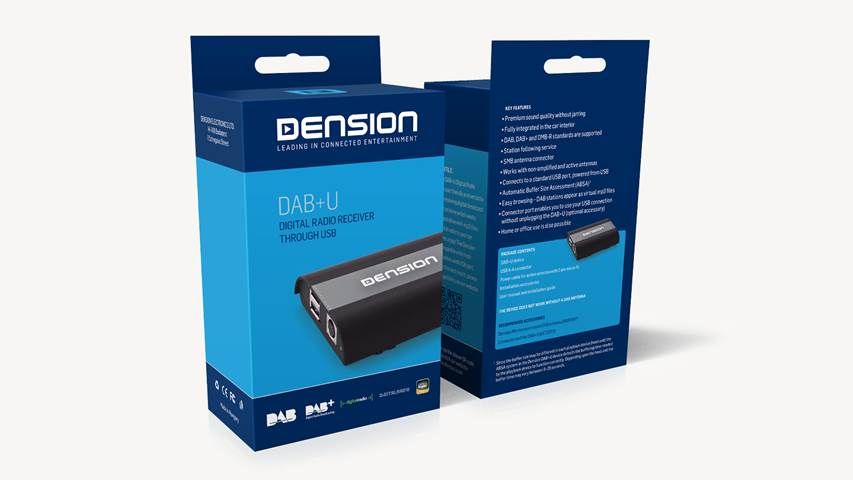 DAB+U Interface met usb aansluiting tbv radio met usb