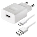 Lader 230V Huawei HW-059200EHQ 2A usbA + usbC 1m wit (QC)
