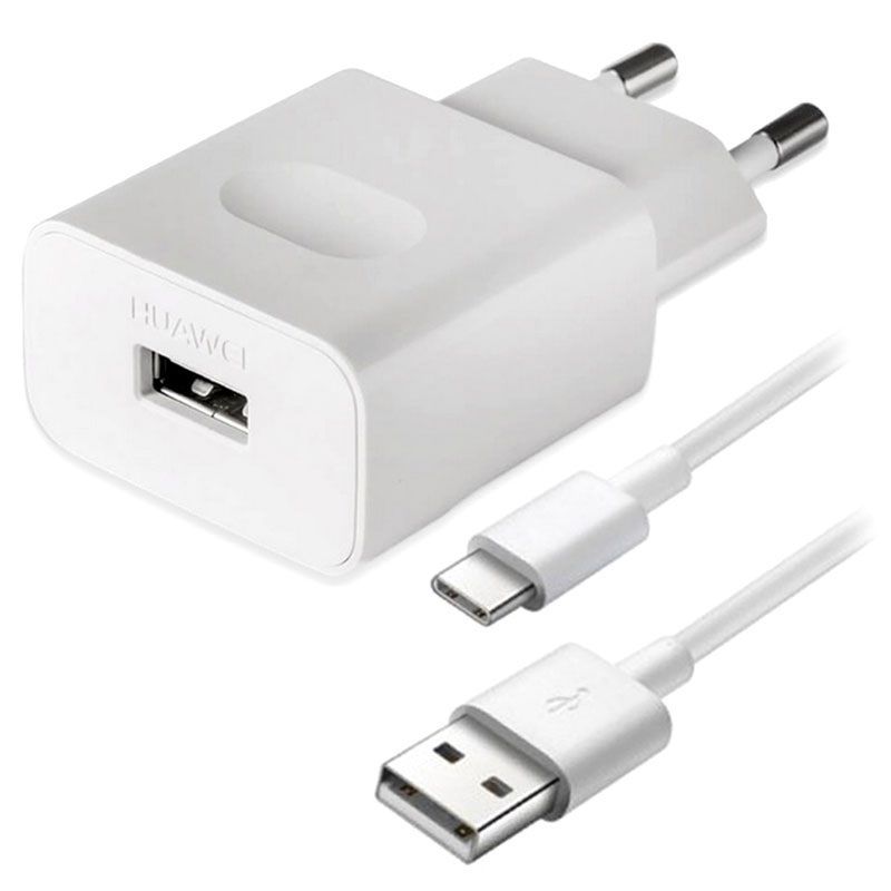 Lader 230V Huawei HW-059200EHQ 2A usbA + usbC 1m wit (QC)