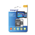 Integral MicroSDXC 256GB class 10 100MB/s incl. SD adapter