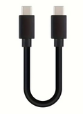 Datakabel usbC - usbC  0.20m zwart