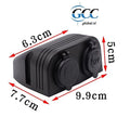 opbouwhuls 2 gaten voor ronde plug units front mounting