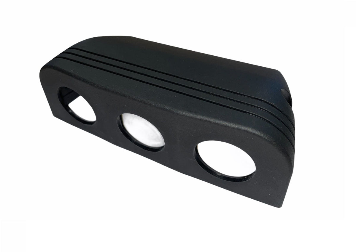 opbouwhuls 3 gaten voor ronde plug units front mount