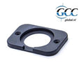 montageplaat 1 gat voor ronde plug front mount