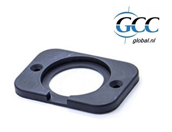 montageplaat 1 gat voor ronde plug front mount