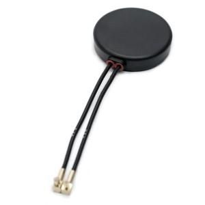 Combi antenne GPS/GSM plak rond 2x 2.5mtr SMAm/SMAm