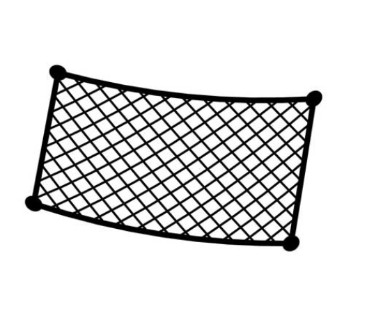 Bagagenet 30x18cm 'NR9