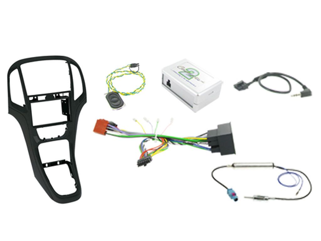 2DIN KIT Opel Astra 10-15 Pearl zwart